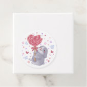 Happy Valentine's Day with Bunny & Lollipop Geschenkanhänger (Beispiel)