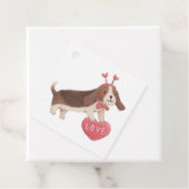 Happy Valentine's Day with Puppy Geschenkanhänger (Beispiel)