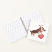 Happy Valentine's Day with Puppy Notizblock (Innenseite)