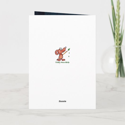 Happy Valentine's Day World Empty ohne Sie Karte (Rückseite)