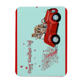 Happy Valentine's Day Yorkies Magnet (Vertikal)