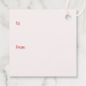 Happy Valentines Day Yorkshire Terrier Dogs Geschenkanhänger (Rückseite)