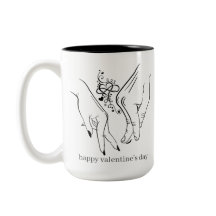 Happy Valentine's Day Zwei-Tone-Tasse