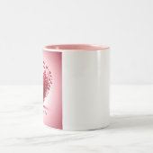 Happy Valentines Day Zweifarbige Tasse (Mittel)