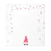 Happy Valentine's Gnome Notizblock (Vorderseite)