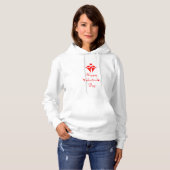 Happy Valentine's Hoodie Design - Ideal für Liebe (Vorne ganz)