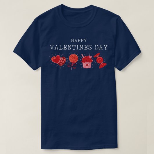 Happy Valentines Shirt Candy 1302 (Design vorne)