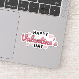 Happy Valentines Tagesaufkleber Aufkleber