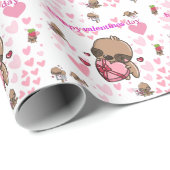 Happy Valentines Tagesdeckpapier Geschenkpapier (Rolleneckpunkt)