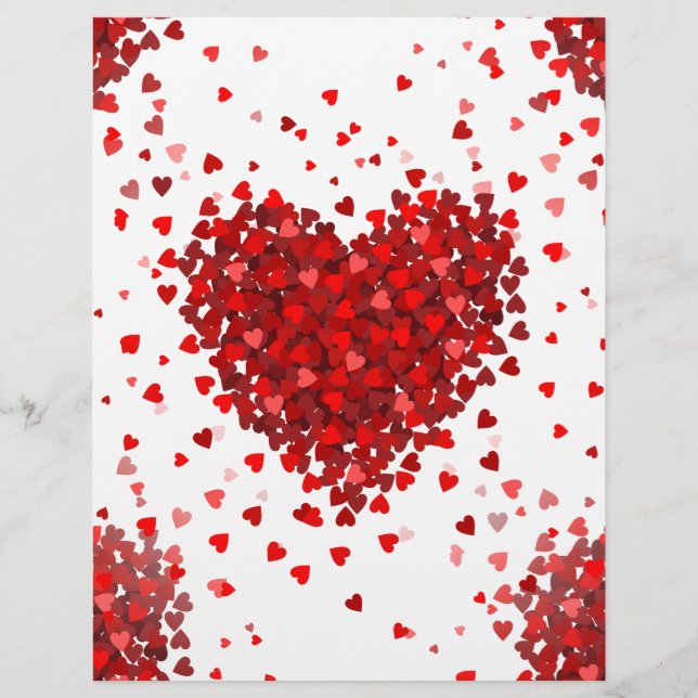 Happy Valentines Tagesherzen (Vorderseite)