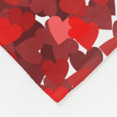 Happy Valentines Tagesherzen Decke (Ecke)