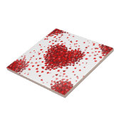 Happy Valentines Tagesherzen Fliese (Seite)