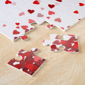 Happy Valentines Tagesherzen Puzzle (Seite)