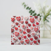 Happy Valentines Tageskarte (Stehend Vorderseite)