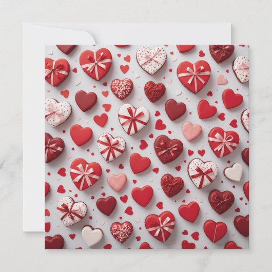 Happy Valentines Tageskarte (Vorderseite)