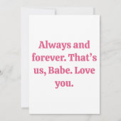 Happy Valentines - Valentinstag Card Dankeskarte (Rückseite)