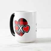 Happy valentine's xoxo Mug Verwandlungstasse (Vorderseite Links)
