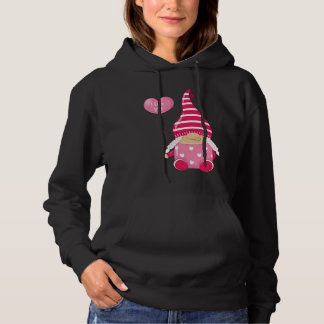 Happy Valentineu2019s Day Female Gnome I Love You Hoodie
