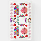 Happy ValentineVinal Banner, Happy Birthday Banner (Vertikal)