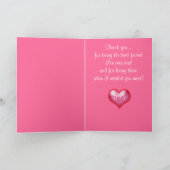 Happy Valentins BESTE FREUNDIN Dankeskarte (Innenseite)