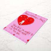 Happy Valentins Day-Real-Liebe Folieneinladung (Gedreht)