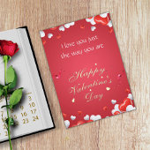 Happy Valentins Grußkarten Feiertagskarte