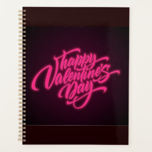 Happy Valentinstag Neon Design-23692 Planer