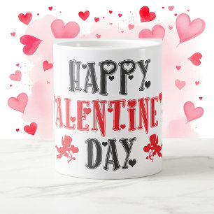 Happy Valentinstag Süße Erinnerungen der ersten Li Jumbo-Tasse