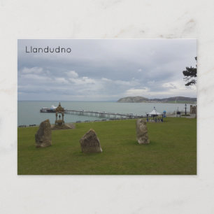 Happy Valley Gardens, Llandudno Postkarte