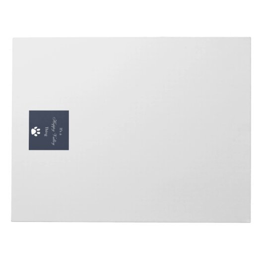 Happy Valley Sache 11" x 8,5" Notepad - 40 Seiten Notizblock (Vorderseite)