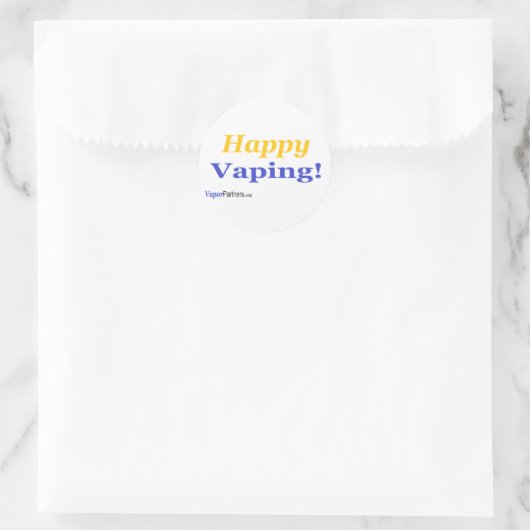 Happy Vaping Stickers (Tasche)