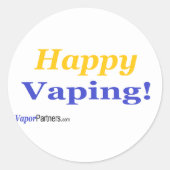 Happy Vaping Stickers (Vorderseite)