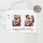 Happy Vares Day,Ferien 2 Fotos Budget Mitteilungskarte (Vorderseite/Rückseite Beispiel)