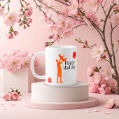 Happy Vater Day Tasse - Silhouette für Vater und K