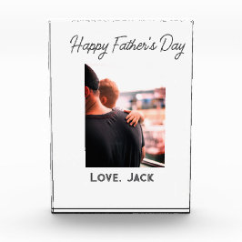 Happy väterliche Foto moderne Liebe einfache Vater