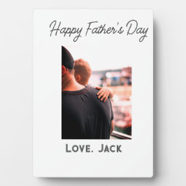 Happy väterliche Foto moderne Liebe einfache Vater Fotoplatte