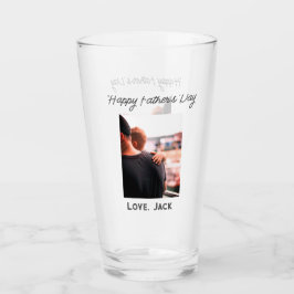 Happy väterliche Foto moderne Liebe einfache Vater Glas