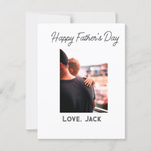 Happy väterliche Foto moderne Liebe einfache Vater Postkarte