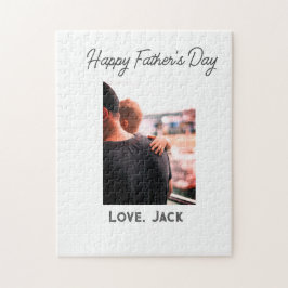 Happy väterliche Foto moderne Liebe einfache Vater Puzzle