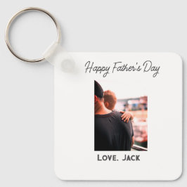 Happy väterliche Foto moderne Liebe einfache Vater Schlüsselanhänger