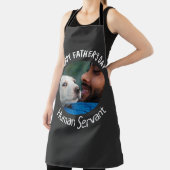 Happy Vaters Day Menschlicher Servant Custom Black Schürze (InSitu)