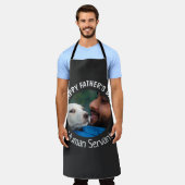 Happy Vaters Day Menschlicher Servant Custom Black Schürze (Getragen)