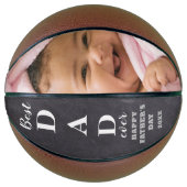 Happy Vatertag 2020 Bester Vater je Foto Basketball (Vorderseite)