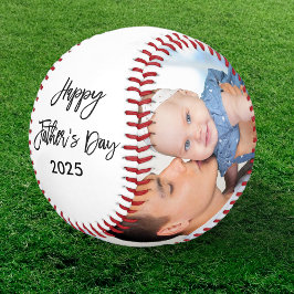 Happy Vatertag 2 Foto Pinselschrift Baseball