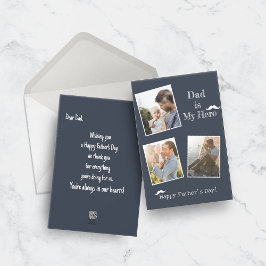 Happy Vatertag 3 Foto Ferienkarte Feiertagskarte