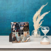 Happy Vatertag 4 Foto Collage personalisiert Fotoplatte (InSitu)