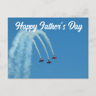 Happy Vatertag - Airshow Postkarte