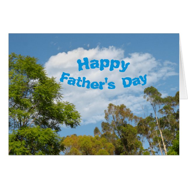 "Happy Vatertag" anpassbar (Vorderseite (Horizontal))