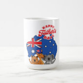 Happy Vatertag Australien Kaffeetasse (Mittel)