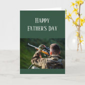 Happy Vatertag Autos jagen Camouflage Karte (Gelbe Blume)